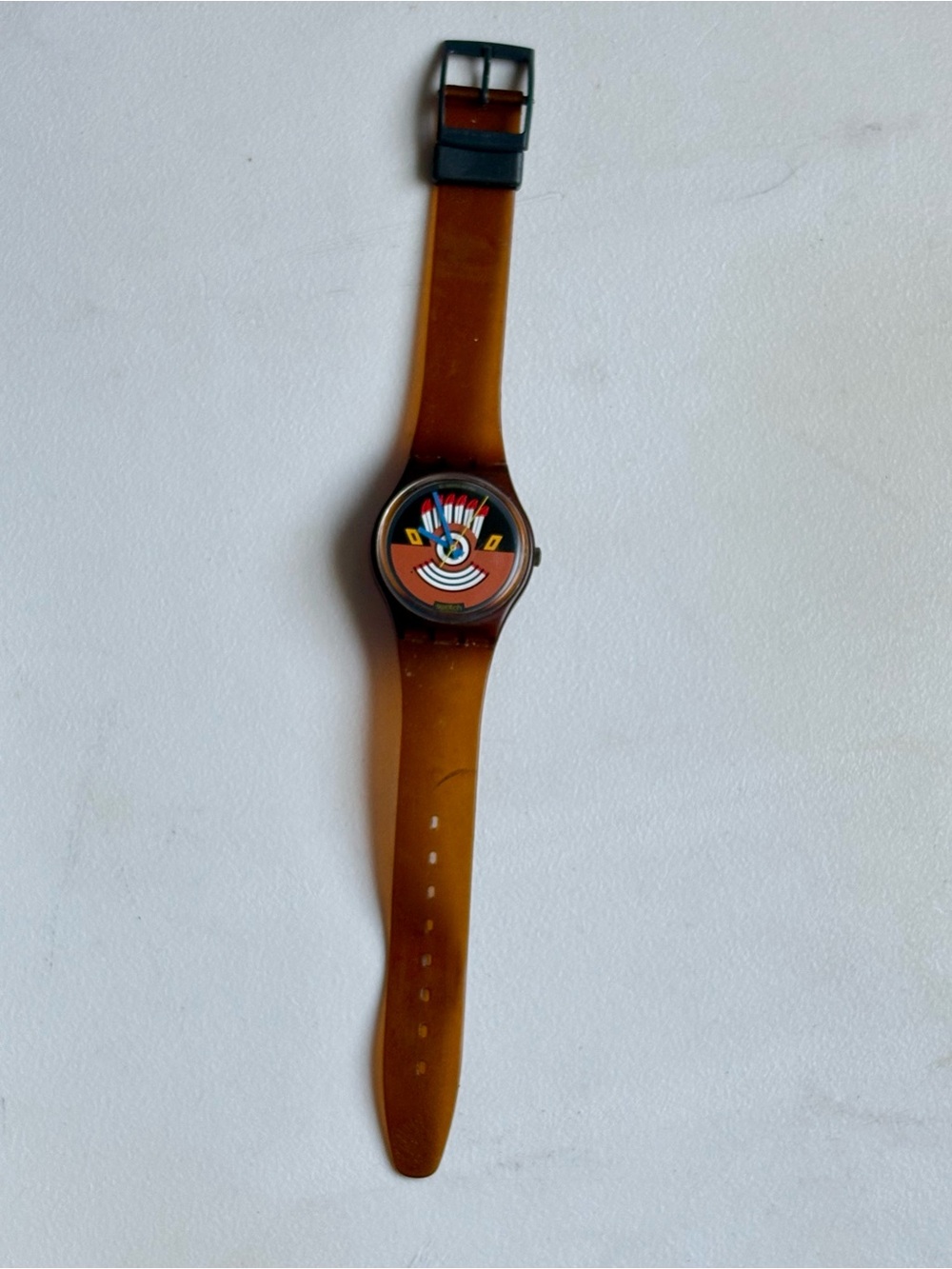 Unused  SWATCH GF100 Ruffled Feathers - Picture 6 of 10